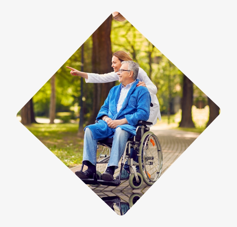 Caregiver Taking Care The Old Man - Home Care, transparent png #5858364