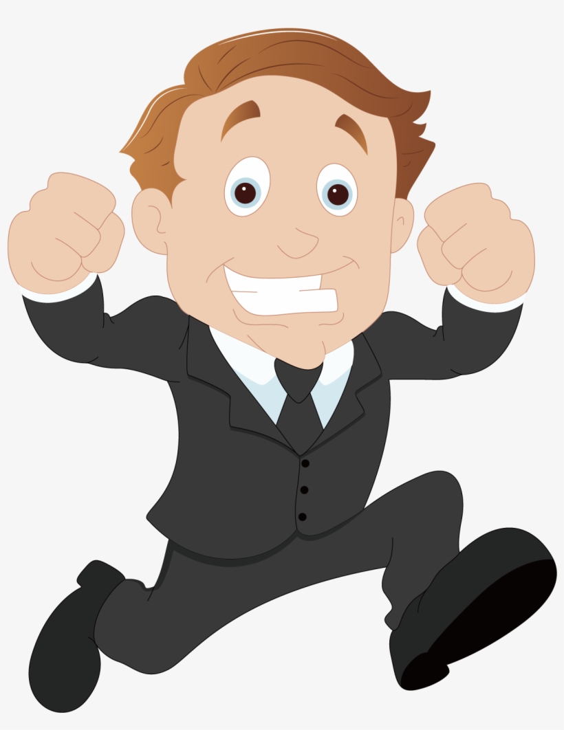 Cartoon Sales Businessperson Clip Art - Businessman Png Clipart, transparent png #5858556