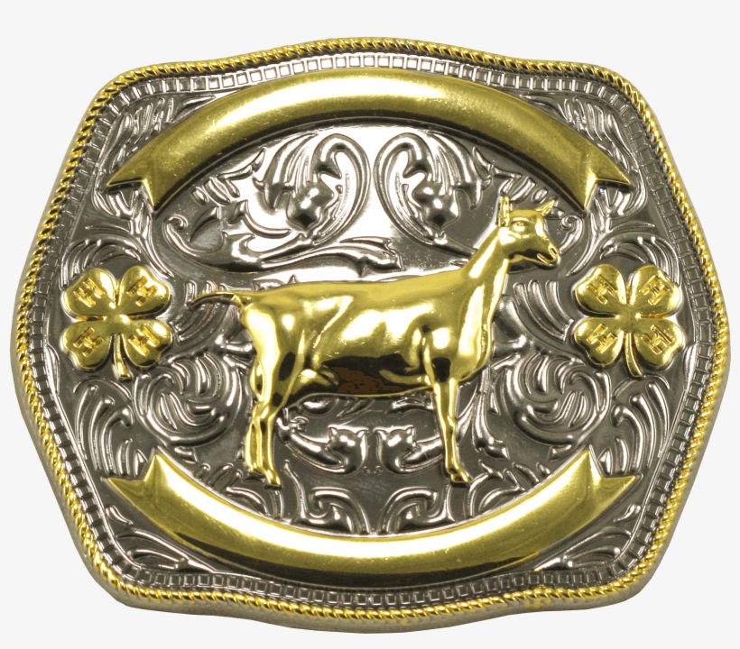 4-h Dairy Goat Custom Belt Buckle, transparent png #5858836