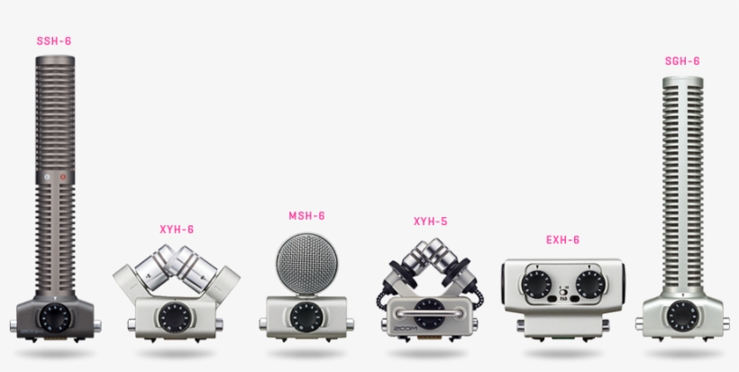 Ssh-6 Stereo Shotgun Capsule With Directional Mic & - Zoom F1 Lp, transparent png #5859474