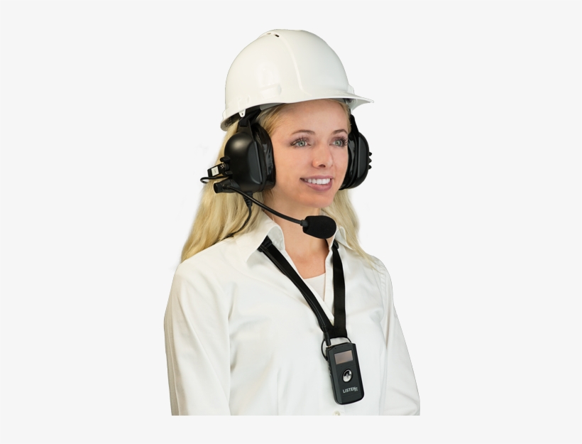 Z La 455 Over The Head, Dual Over Ear With Directional - Hard Hat, transparent png #5859696