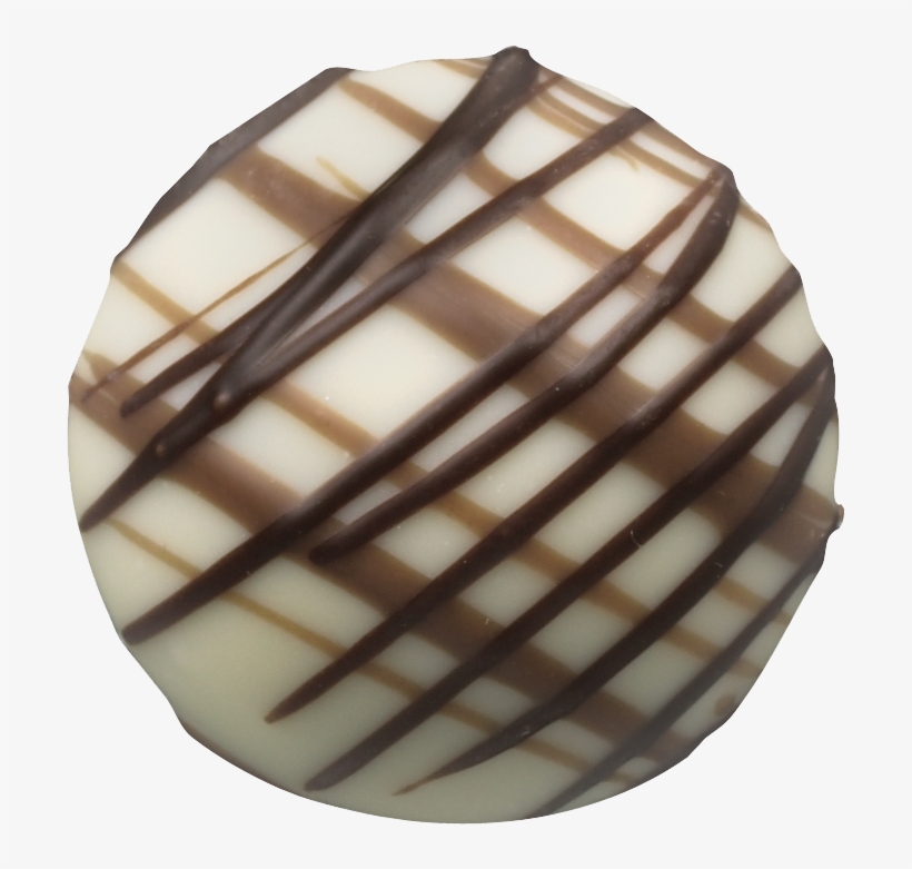 White Chocolate Caramel Truffle - Chocolate Truffle, transparent png #5860445