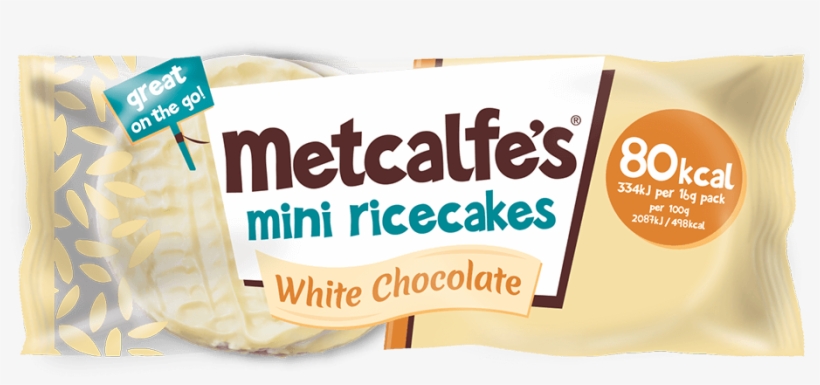 White Chocolate Mini Ricecakes - Metcalfe's Popcorn 8 X Metcalfe's Sweet Salt Popcorn, transparent png #5860560