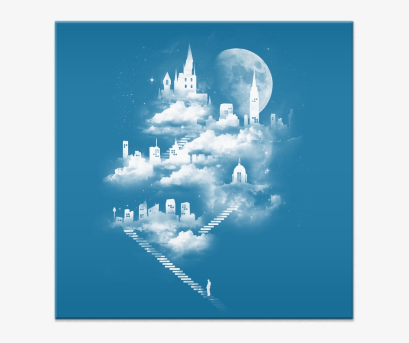 Azulejo Stairway To Heaven De Tobias Fonsecana - Stairway To Heaven Canvas Print - Small By Tobe Fonseca, transparent png #5861077