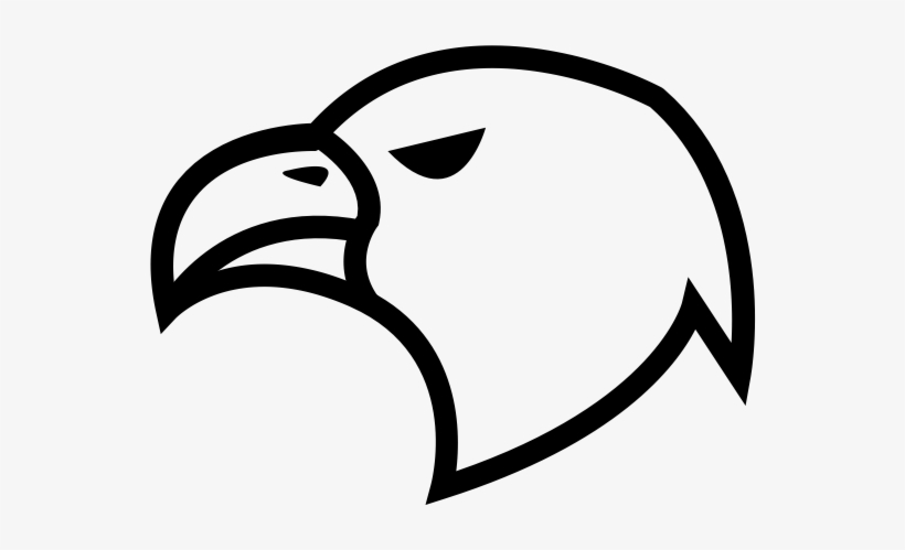 Eagle Face Rubber Stamp - Eagle, transparent png #5861282