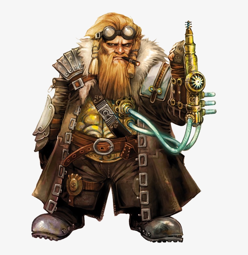 B *✿*clipart Steampunk Characters, Fantasy Races, Dwarf, - Steampunk Dwarf, transparent png #5861284