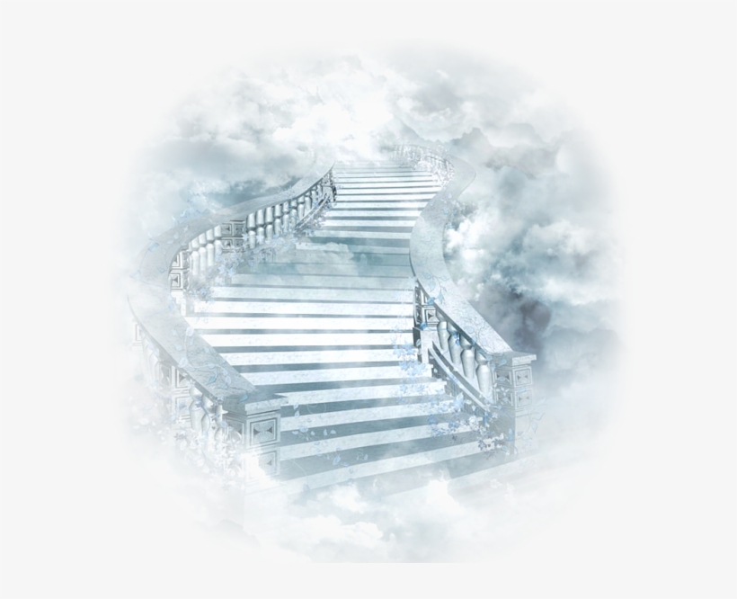 Heaven Tattoos, Stairways, Paper Background, Christmas - Stairs To The Sky, transparent png #5861492