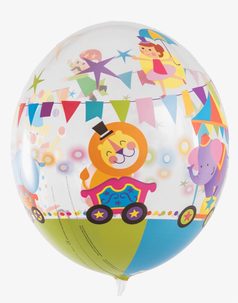 Circus Parade Bubble Balloon - Circus, transparent png #5861800