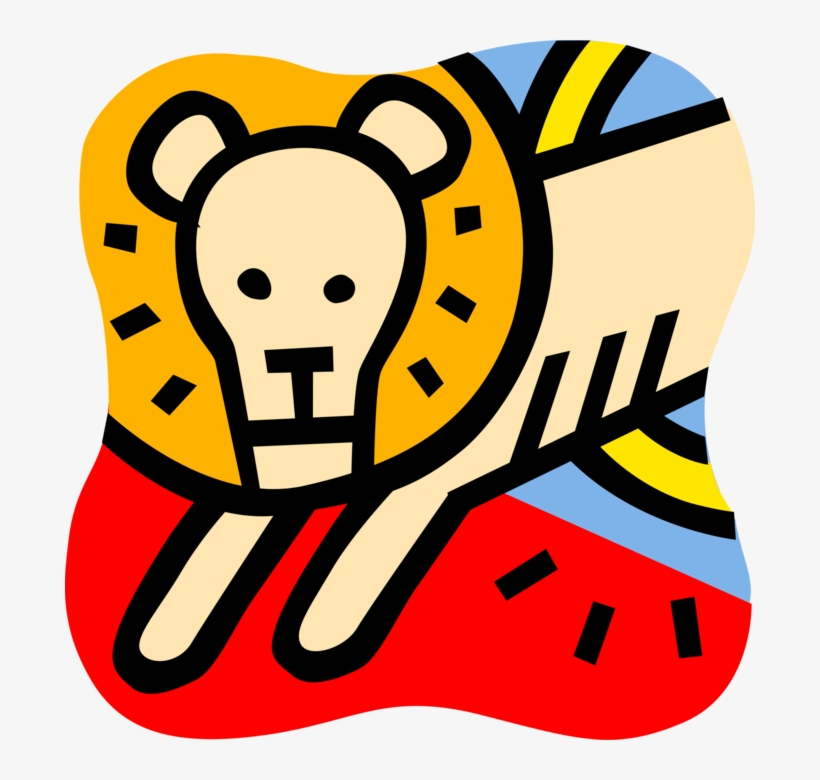 Vector Illustration Of African Male Lion King Of The - The Lion King, transparent png #5861856