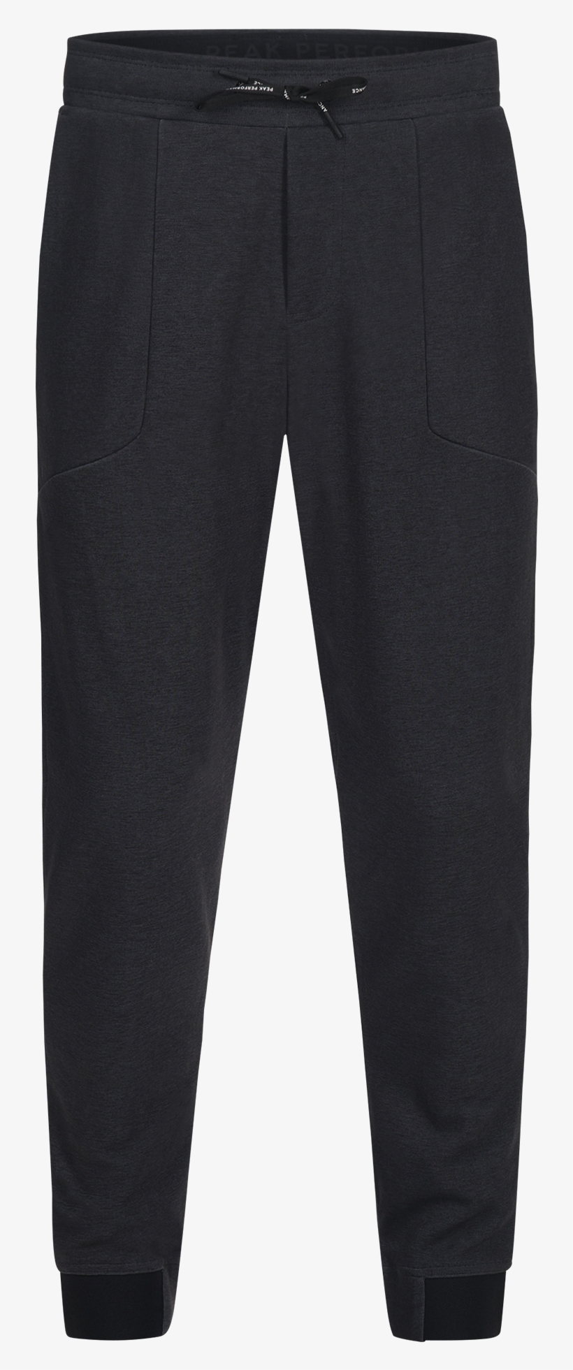 Men's Tech Cotton Blend Sweatpants Dk Grey Mel - Nudie Jean Tilted Tor Black Street, transparent png #5861917