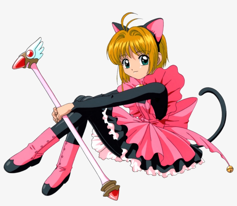 Card Captor Sakura Sakura Pose2 - Sakura Card Captor Cat, transparent png #5862169