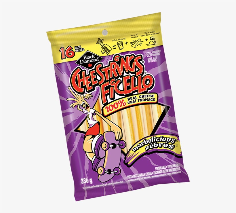 Marbelicious - Black Diamond Cheestrings, transparent png #5862171