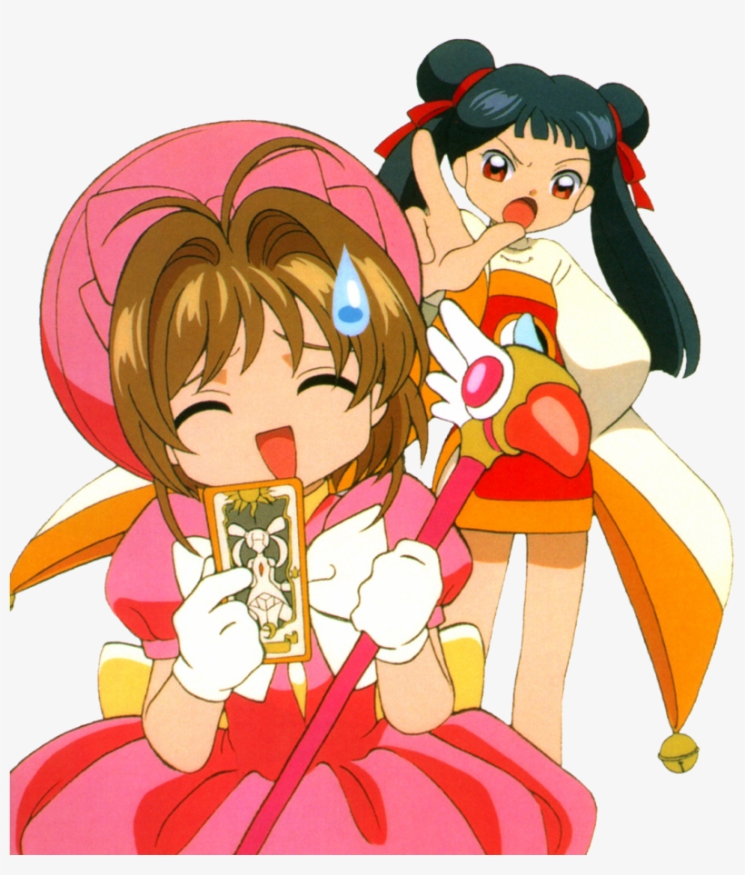 Card Captor Sakura Sakura And Meiling Pose - Mei Ling Sakura Card Captor, transparent png #5862275