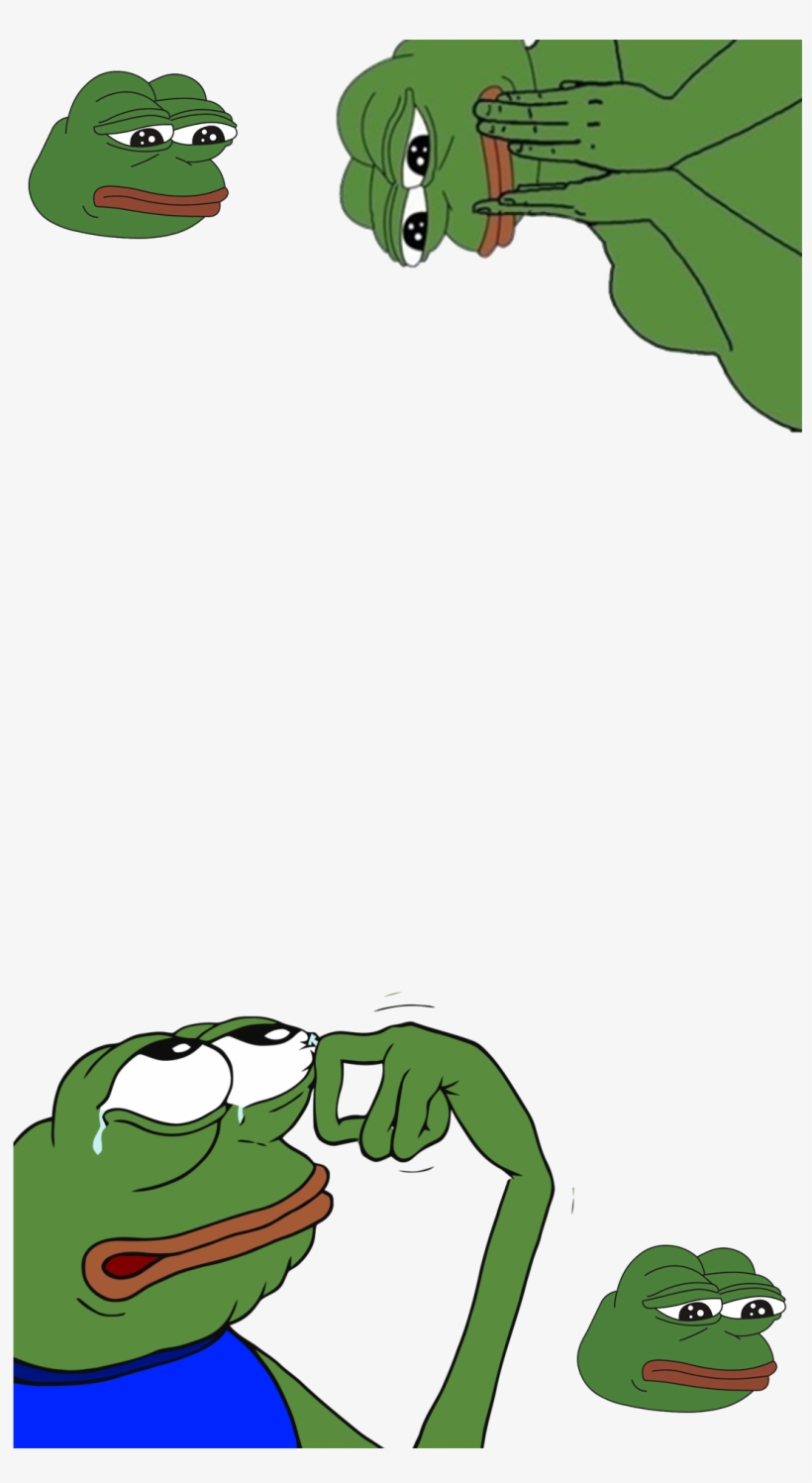 Filterrare Pepe - Pepe The Frog Wiping Tears, transparent png #5862280