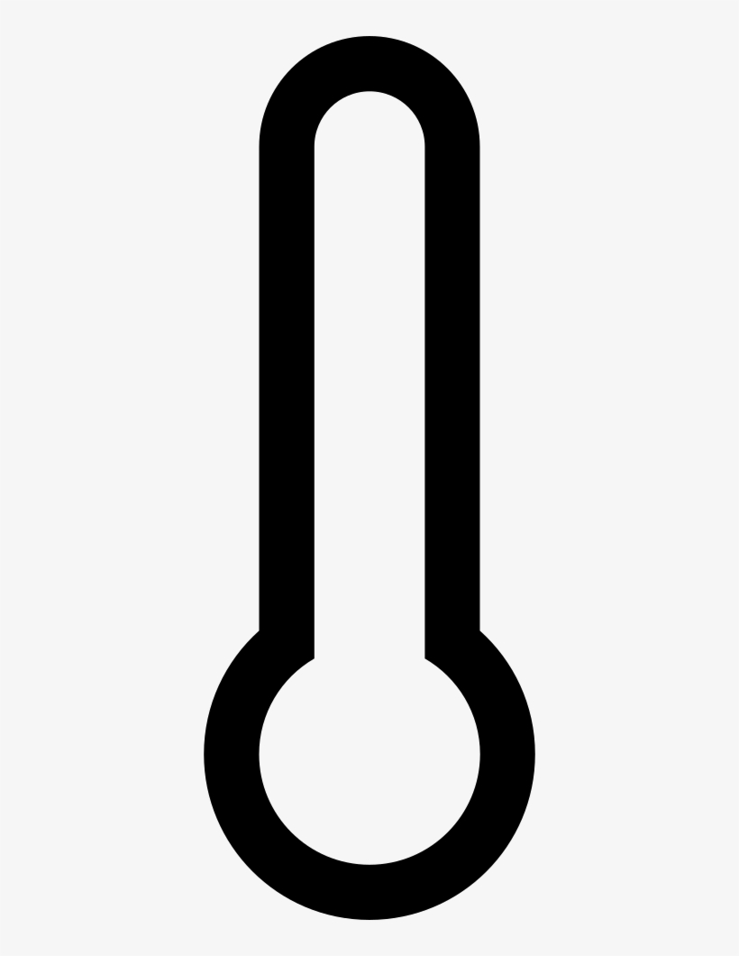Png File Svg - Empty Thermometer Icon, transparent png #5862660
