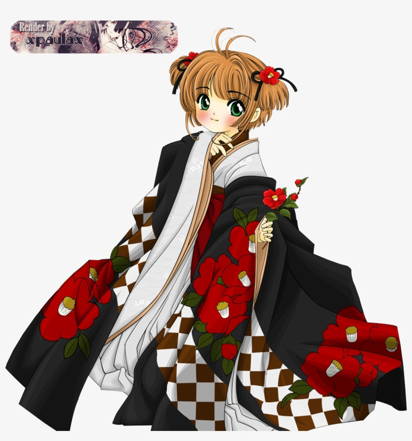 Renders Sakura Card Captor - Sakura Card Captor Kimono, transparent png #5862947