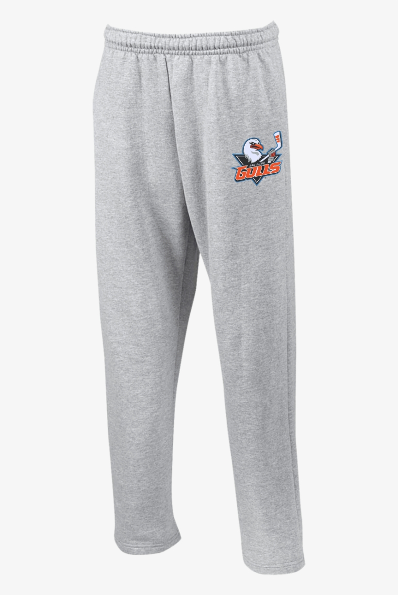 San Diego Gulls Open Bottom Sweatpants With Pockets - Gildan Men's Open Bottom Pocketed Sweatpant, transparent png #5863081