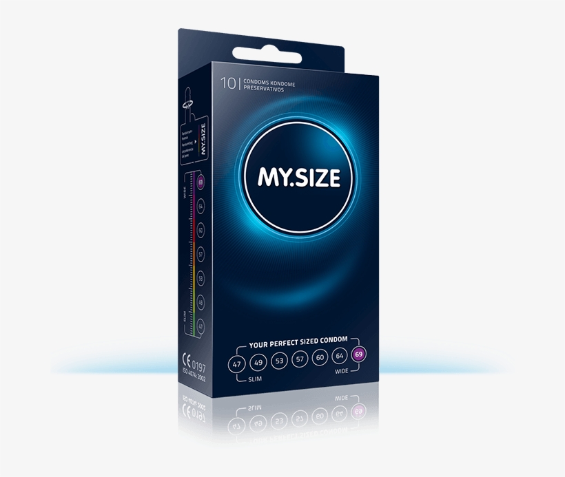 Size Condoms In 7 Sizes - My Size Condoms 10 Pack 53 Mm, transparent png #5864083