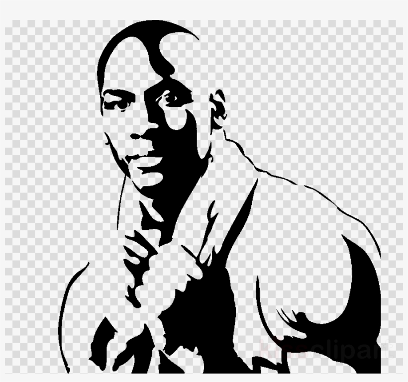 Download Michael Jordan Face Sticker Clipart Michael - Michael Jordan Face Drawing, transparent png #5865245