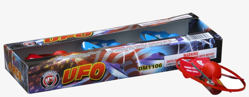 Flying Ufo 4 Pack - Fireworks, transparent png #5865354