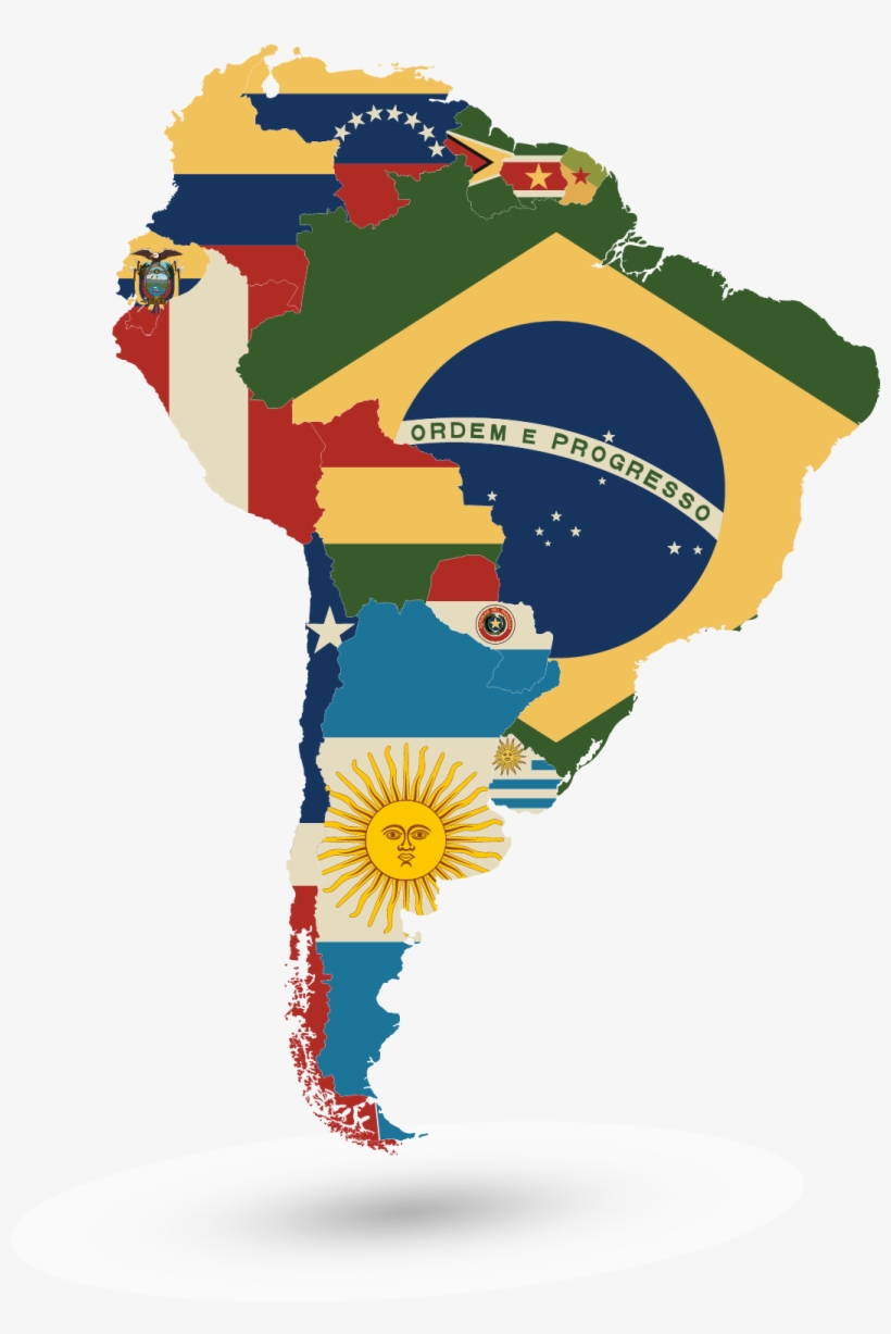 Clip Art Flag Of South America - Ituporanga, transparent png #5865404