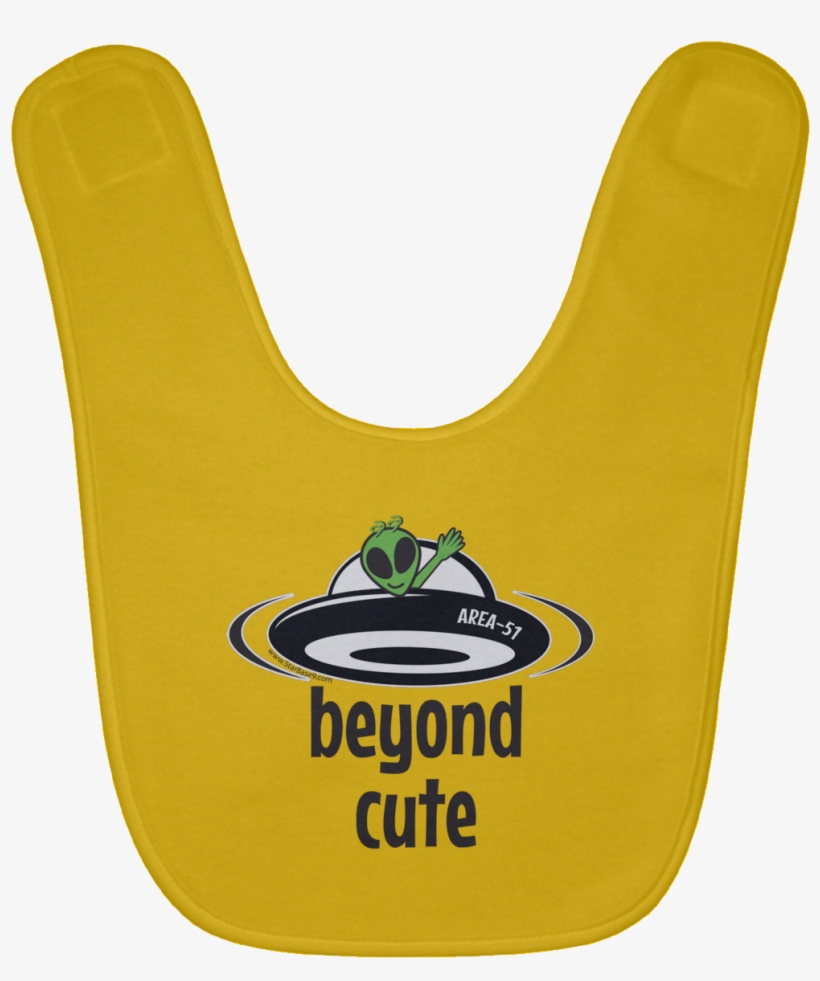 Area 51 Beyond Cute Ufo Alien Baby Bib - Infant, transparent png #5865761