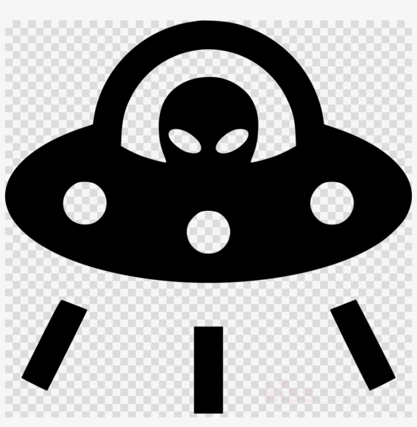 Black And White Cartoon Ufo Png Clipart Unidentified - Transparent Background Money Icon, transparent png #5866022