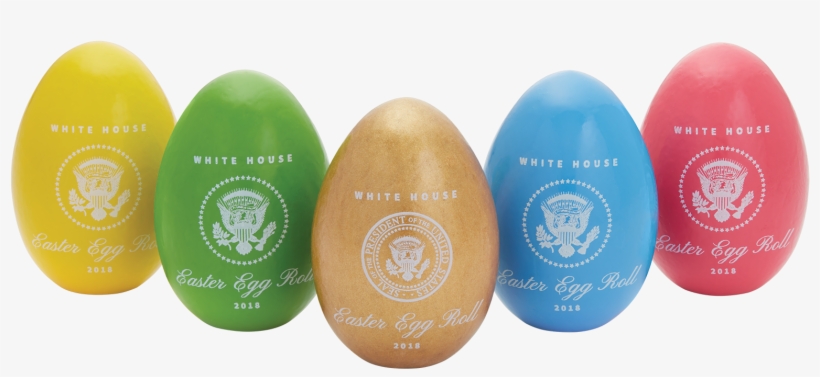 Official 2018 White House Easter Egg Set, transparent png #5866230