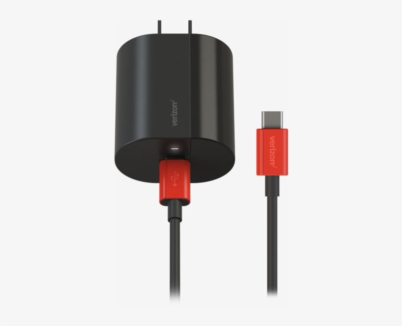 Verizon Usb Type-c Wall Charger W/ Fast Charge Technology - Verizon Jetpack 7730l Charger, transparent png #5867791