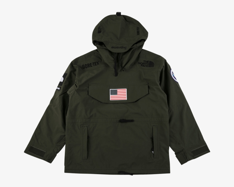 Supreme X The North Face Trans Antarctica Expedition - Supreme Tnf Expedition Pullover - Xl Olive Su1592, transparent png #5868369