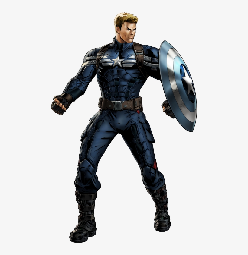 Captain America The Winter Soldier Png Clip Art Free - Captain Steve Rogers Avengers Alliance, transparent png #5868721