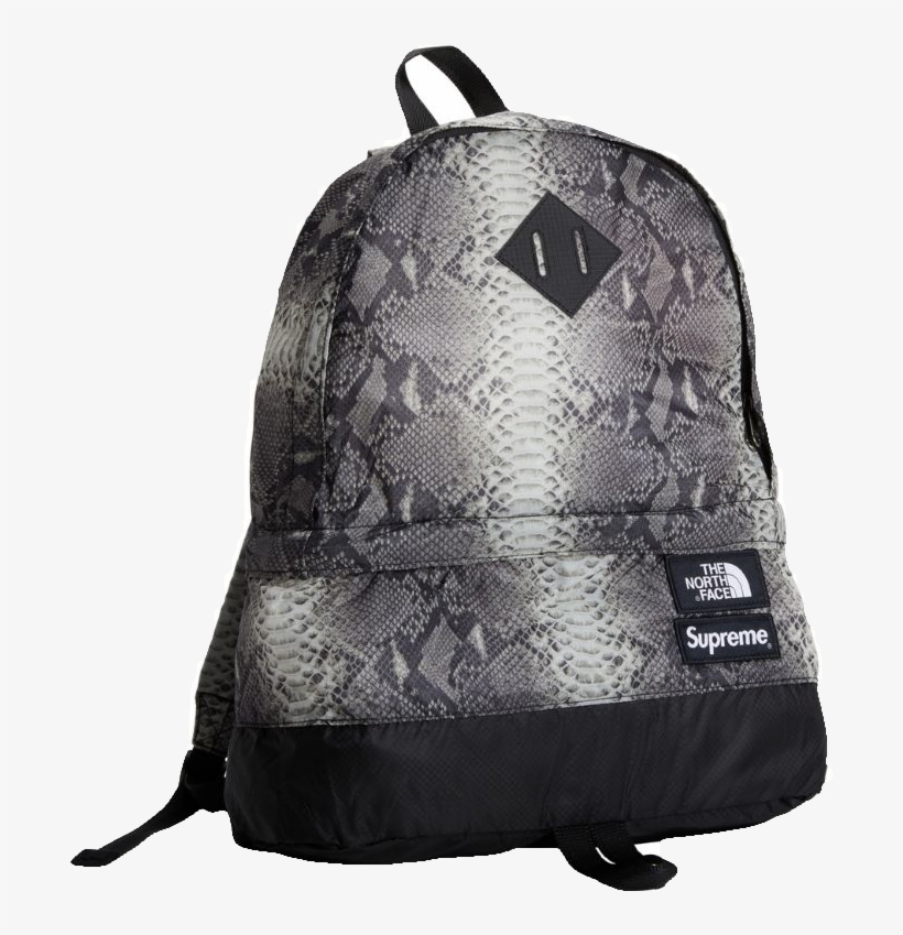 Supreme/the North Face Snakeskin Lightweight Daypack - Backpack, transparent png #5869190