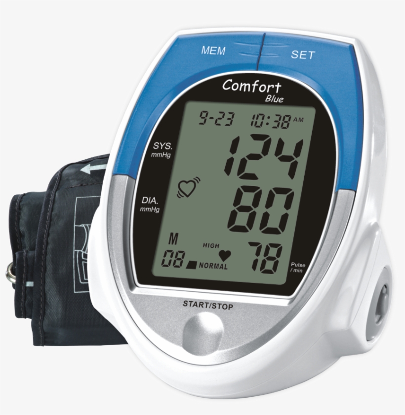 Operon Comfort Blue - Mdf Instruments Mdf Lenus Digital Blood Pressure Monitor, transparent png #5869917
