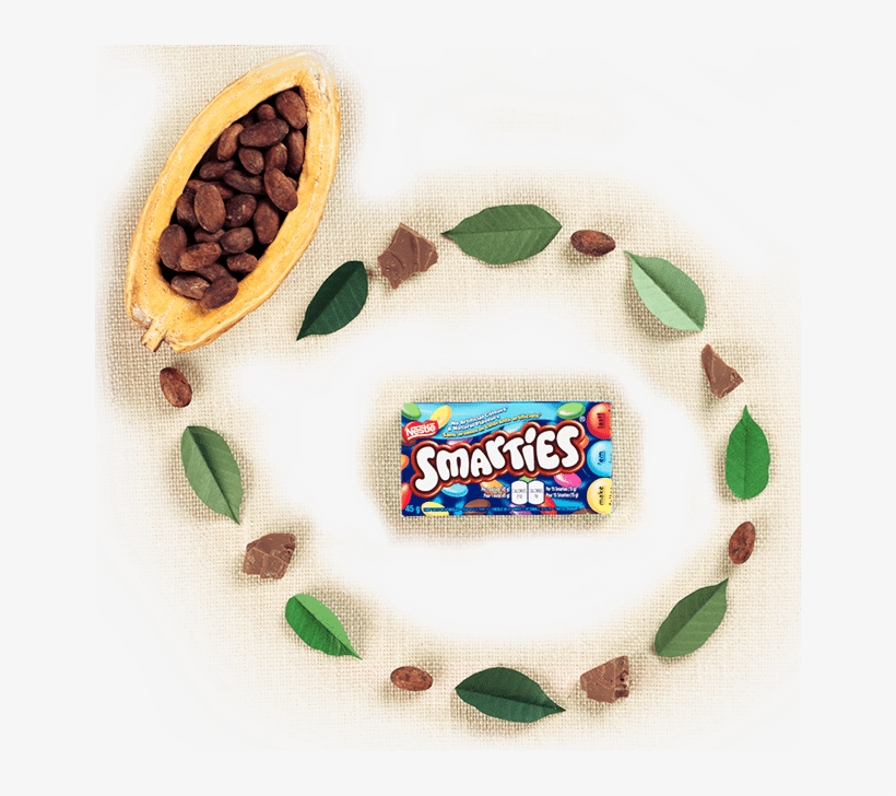 Learn About Our Commitment To Sustainable Cocoa Farming - Nestle Smarties Ice Cream Cone 6 X 70ml, transparent png #5870004