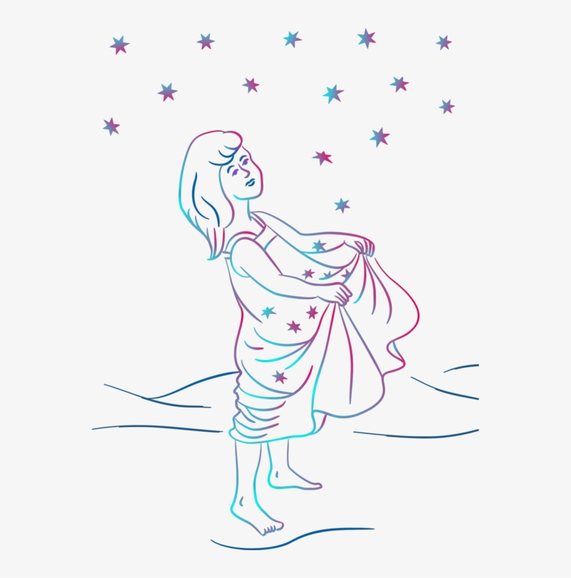 Woman Girl Child Dress Comics - Illustration, transparent png #5870217