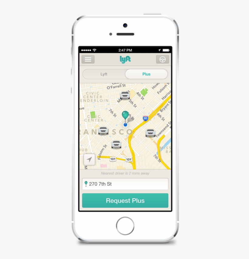 Lyft Plus Iphone Screen 500, transparent png #5870449