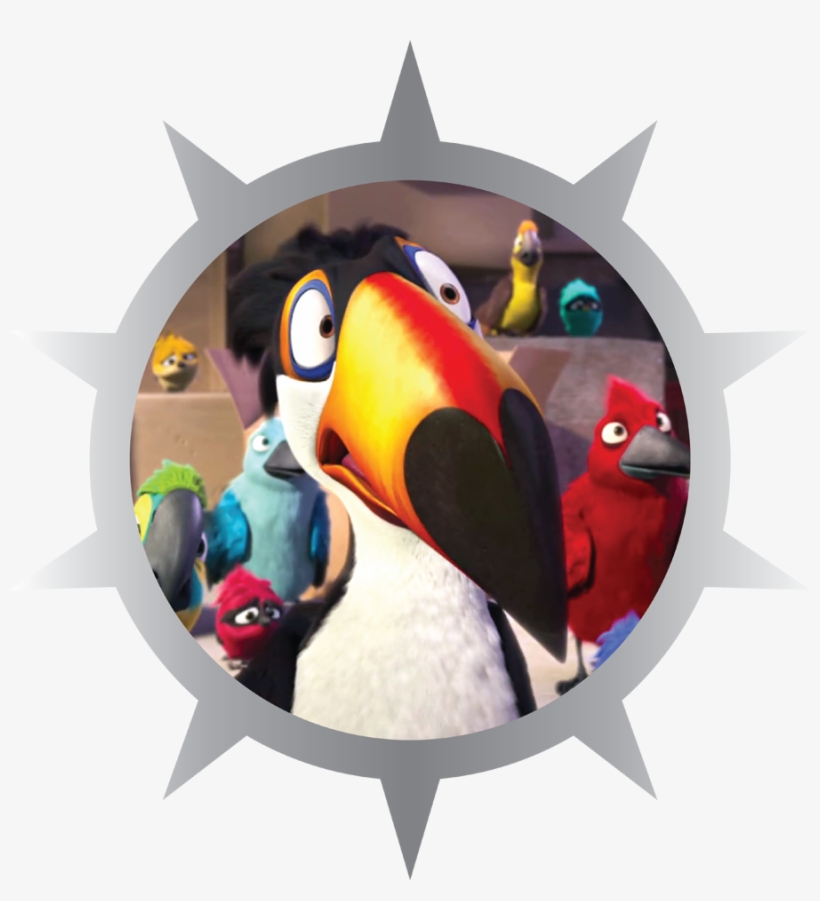 Silver Badge - Rafael - Woodpecker, transparent png #5870962