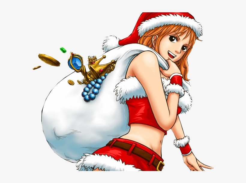 Barbeblanche Avec Barbe By Extraxx D5p3nup Render No - One Piece Christmas Nami, transparent png #5872045