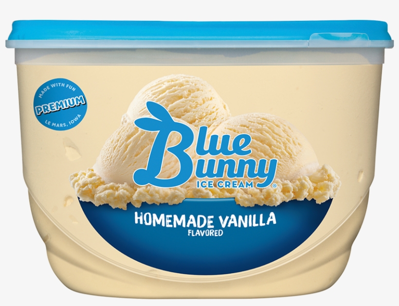 Blue Bunny Homemade Vanilla Ice Cream, transparent png #5872506