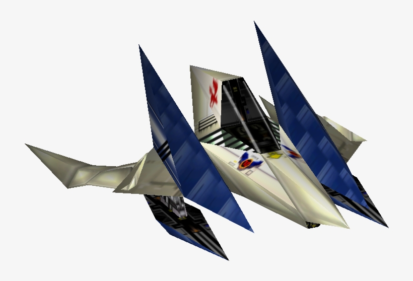 Download Zip Archive - Star Fox 64 Arwing 3ds, transparent png #5872510