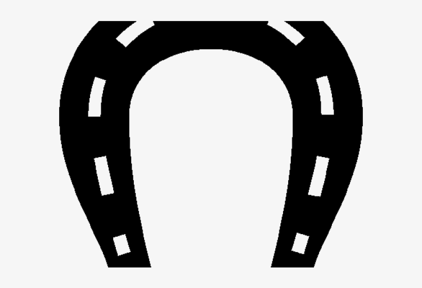 Horseshoe Clipart Transparent Background - Horseshoe, transparent png #5874408