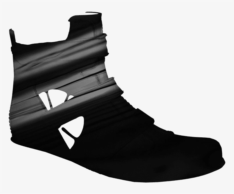 S602 Black Patent L1676 Saphire - Sock, transparent png #5874461
