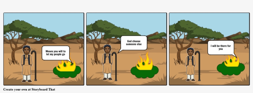 Moses And The Burning Bush - Lyons, transparent png #5876087