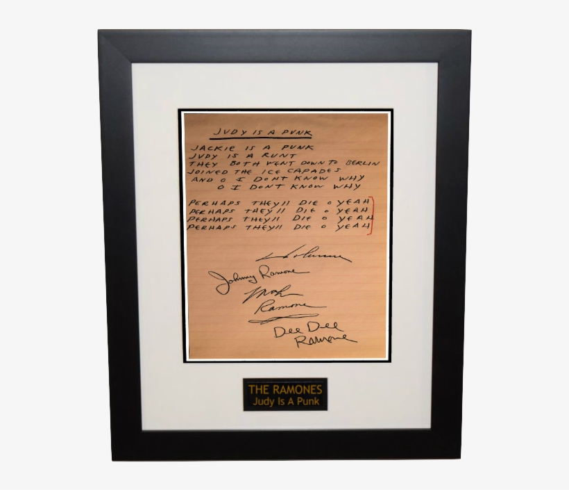 Ramones Judy Is A - Anticipation, transparent png #5876202