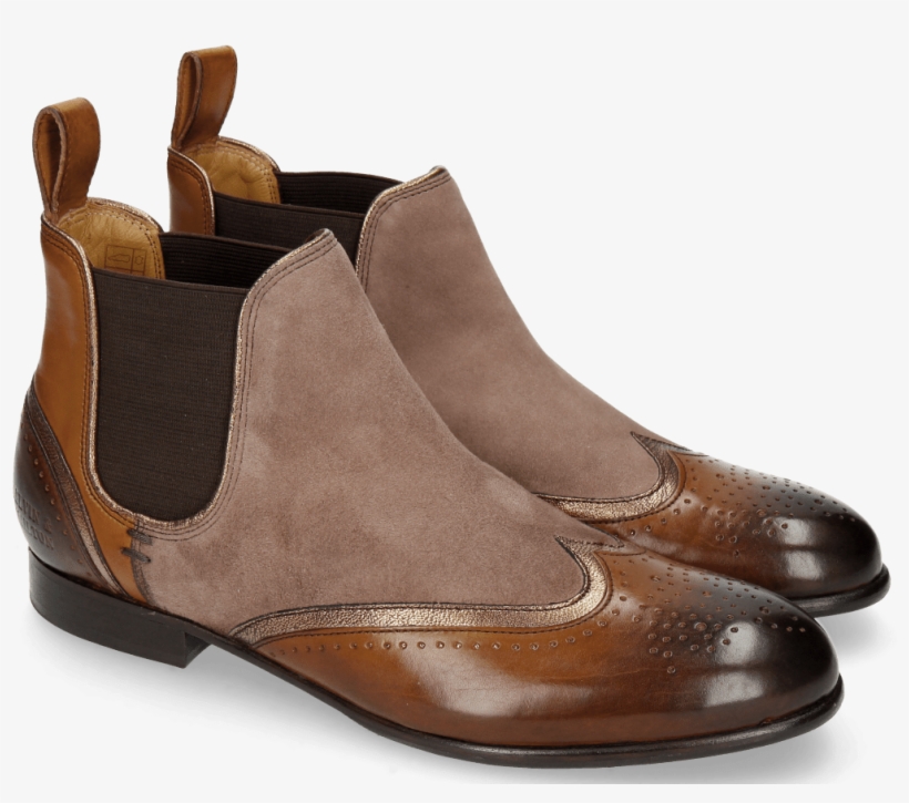 Ankle Boots Sally 19 Mid Brown Tan Nappa Aztek Bronze - Shoe, transparent png #5877868