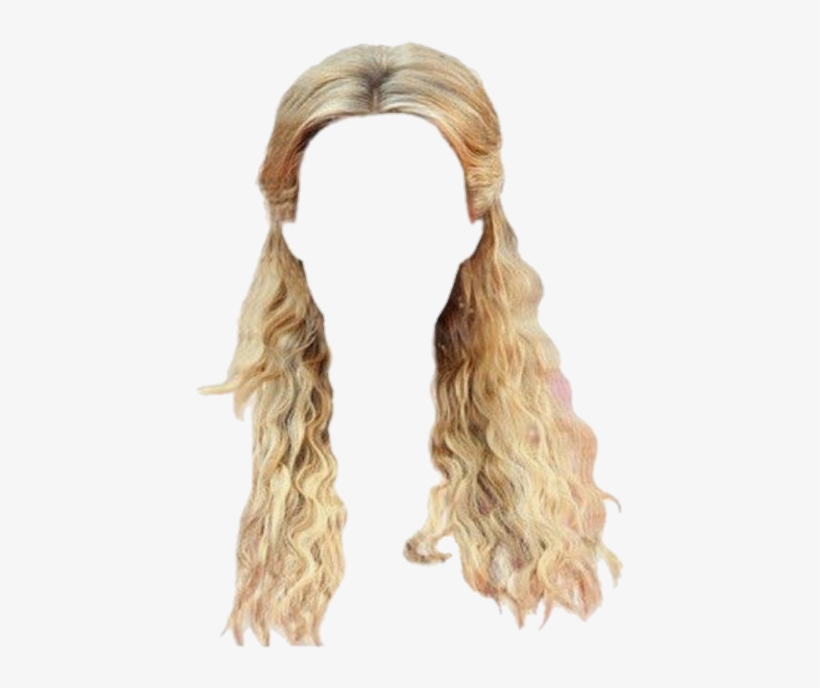 Report Abuse - Blonde Wig Png, transparent png #5877940