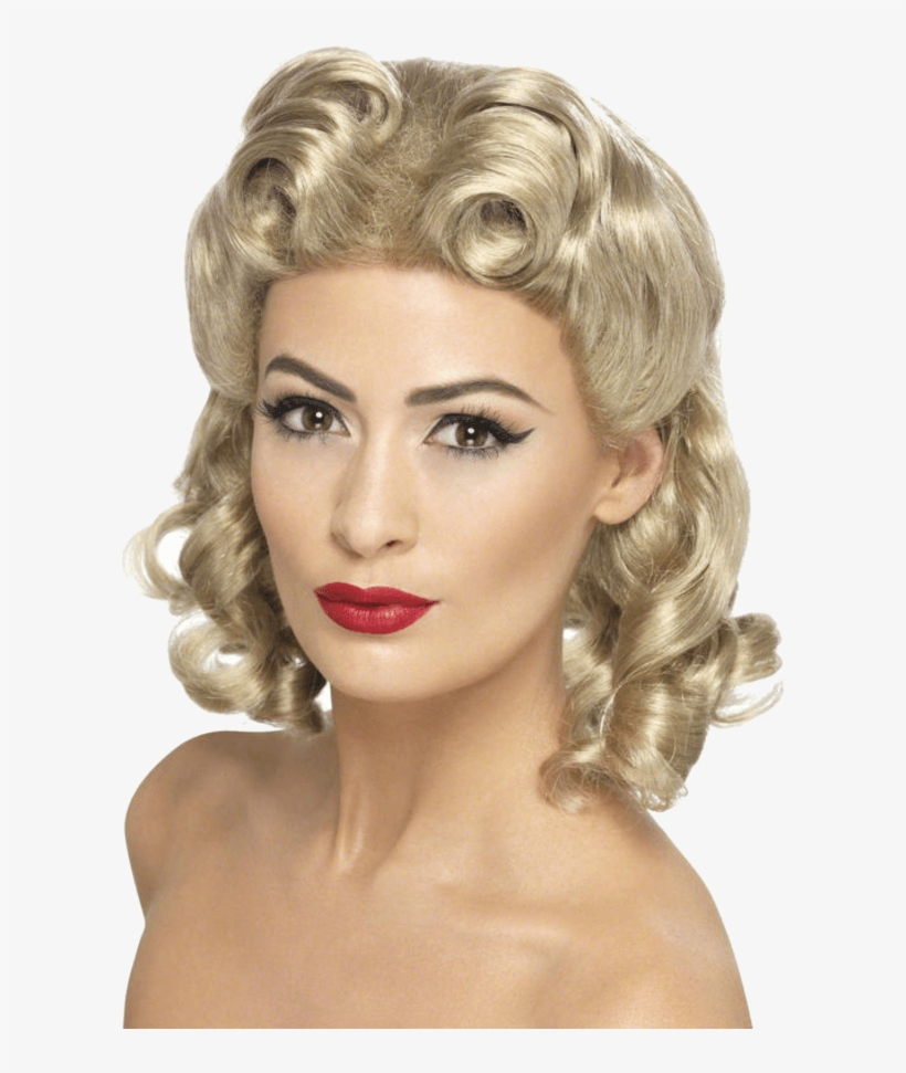 40s Wig, transparent png #5878139