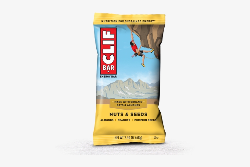 Nuts & Seeds Packaging - Clif Bar Peanut Butter Chocolate, transparent png #5878323