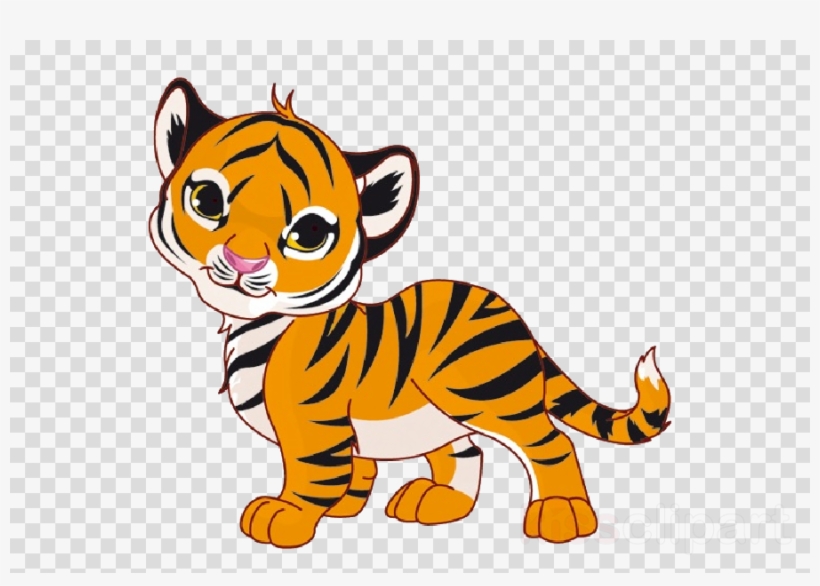 Baby Tiger Cartoon Clipart Tiger Stock Photography - Drawings Of Baby Tiger, transparent png #5878597