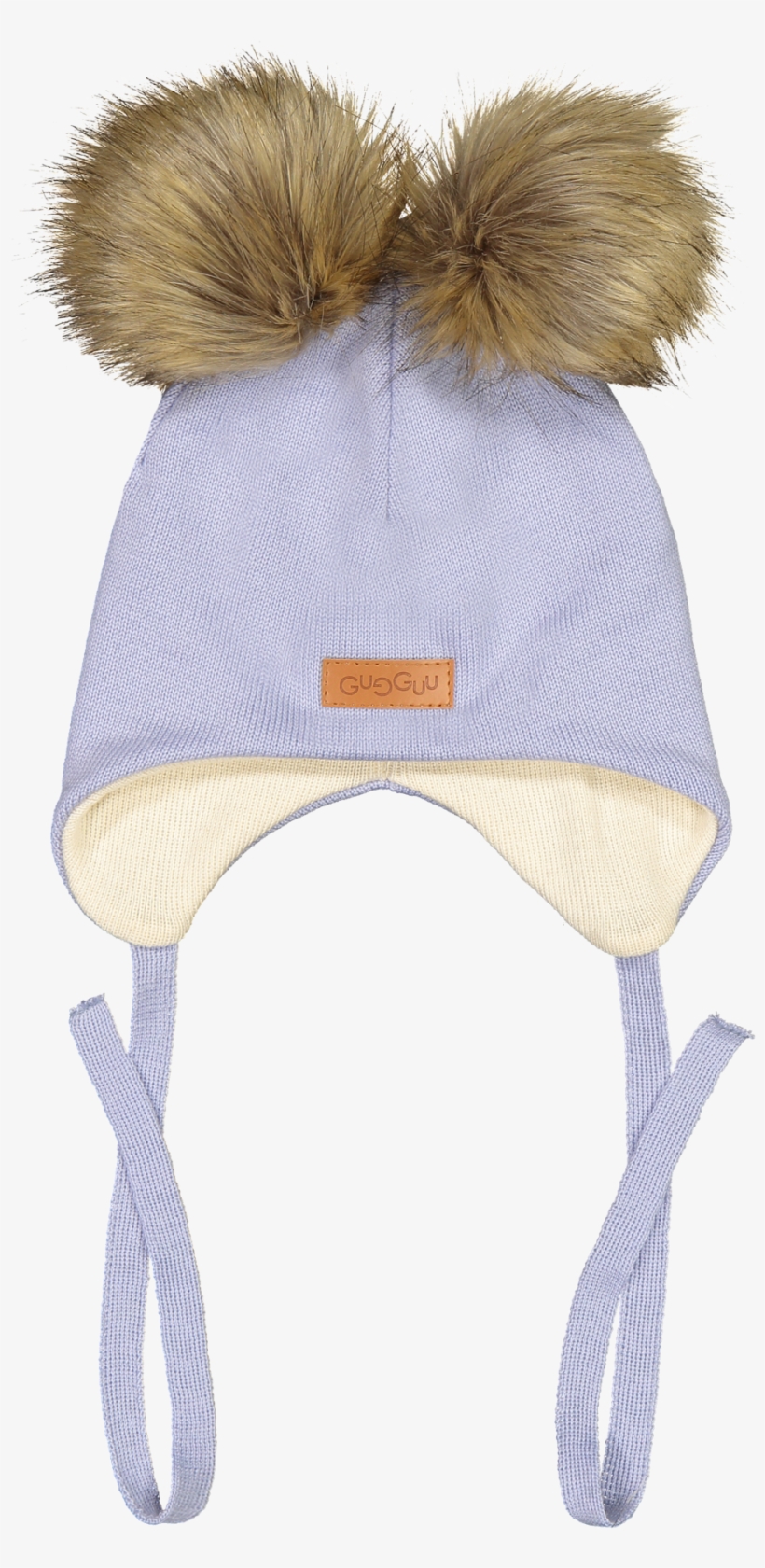 Double Furry Baby Beanie, White Ice, transparent png #5878827